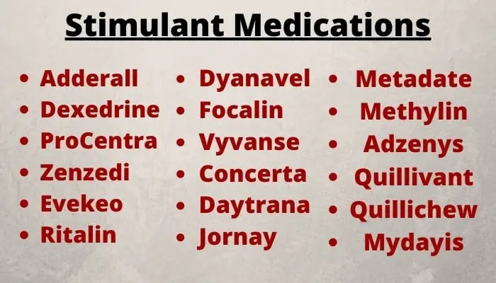 stimulant medications 
